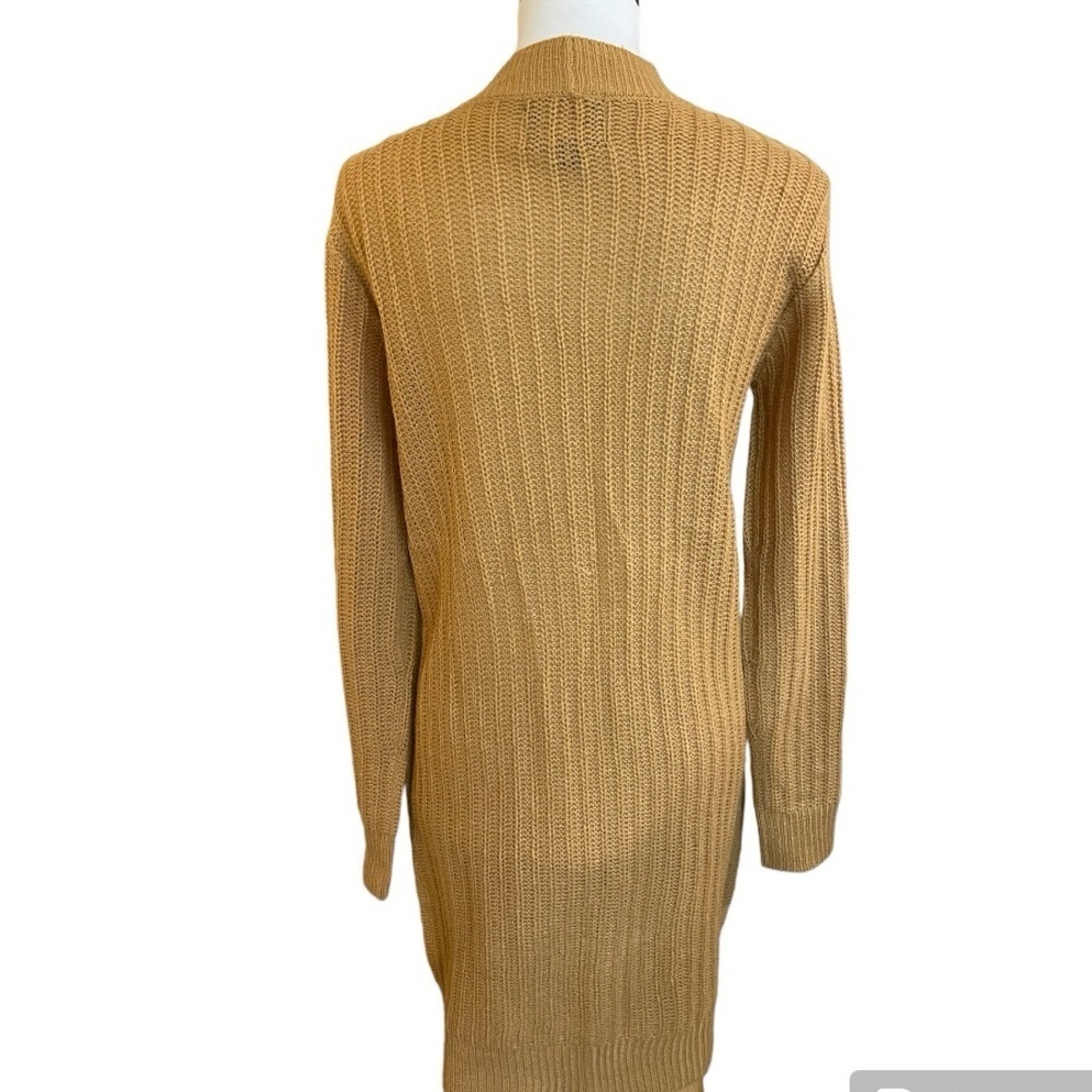 Mustard Yellow Duster Cardigan - Picture 9 of 12